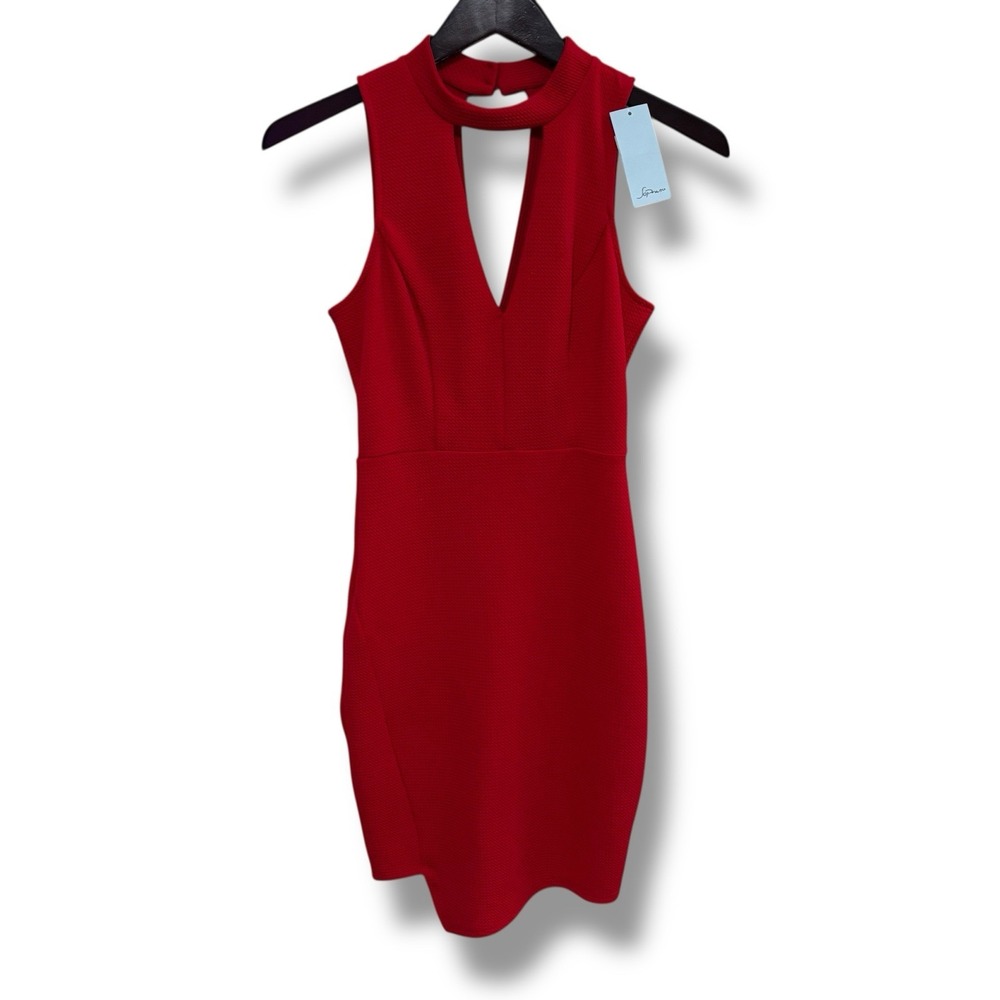 SOPRANO Nordstrom Women's Cherry Bomb Dress Size Small 14 x 34